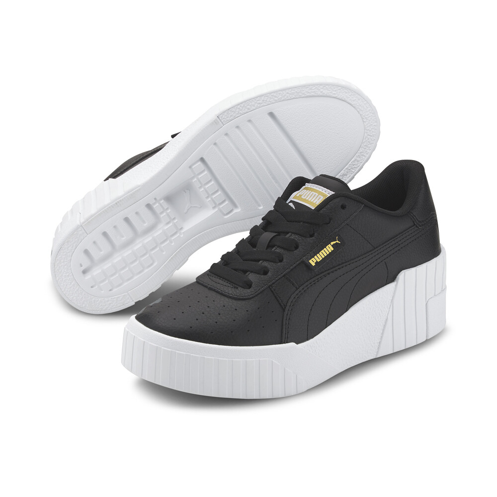 puma cali black trainers