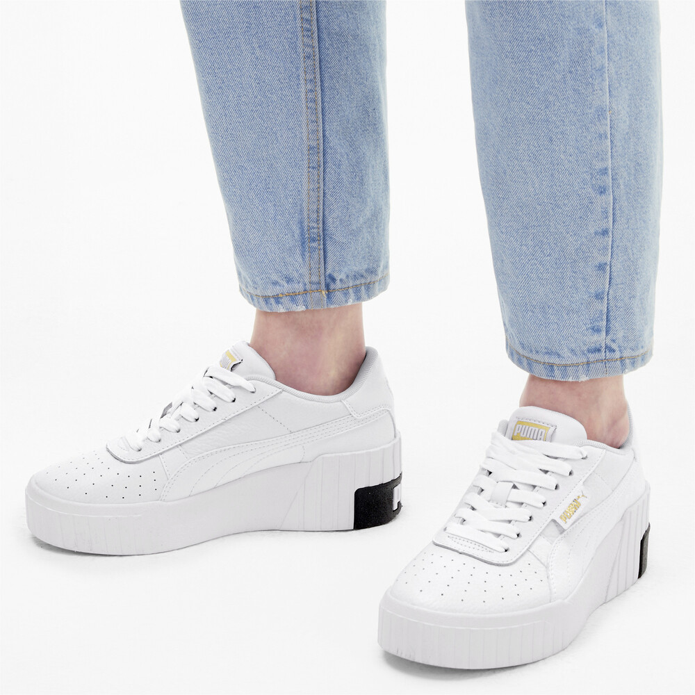 

PUMA - female - Кеды Cali Wedge Wn’s – Puma White-Puma Black –, Белый