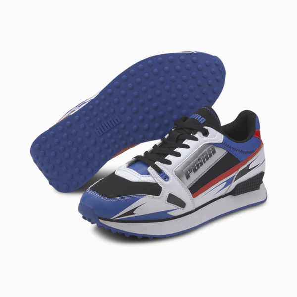 Mile Rider Sunny Getaway Women's Sneakers, Puma White-Dazzling Blue, large-ZAF