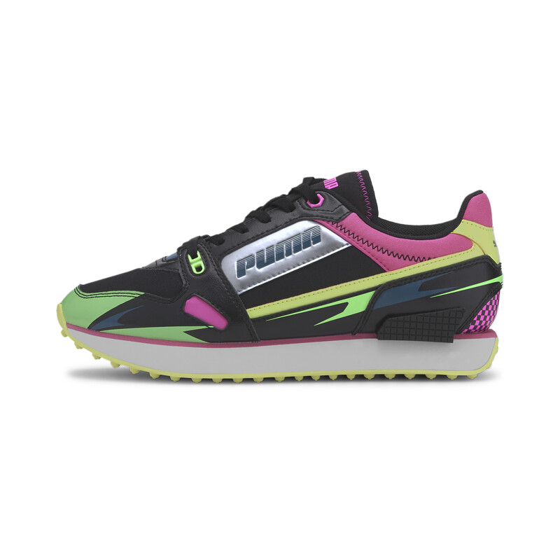 

Women's PUMA Mile Rider Sunny Gataway Sneakers, Black/gray/green