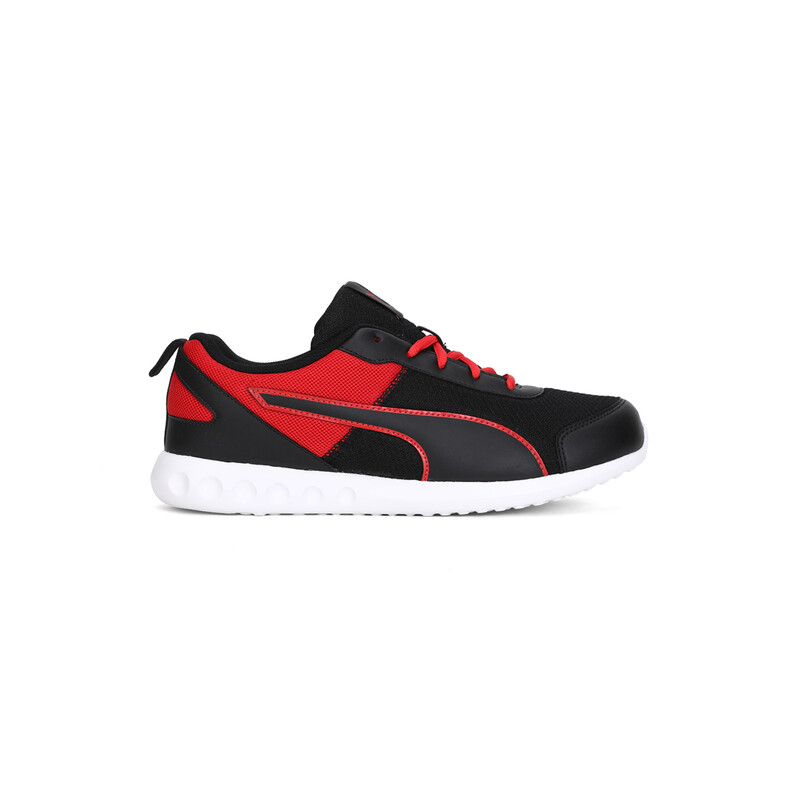 

Men's PUMA Momentum Running Shoe, White/black/red