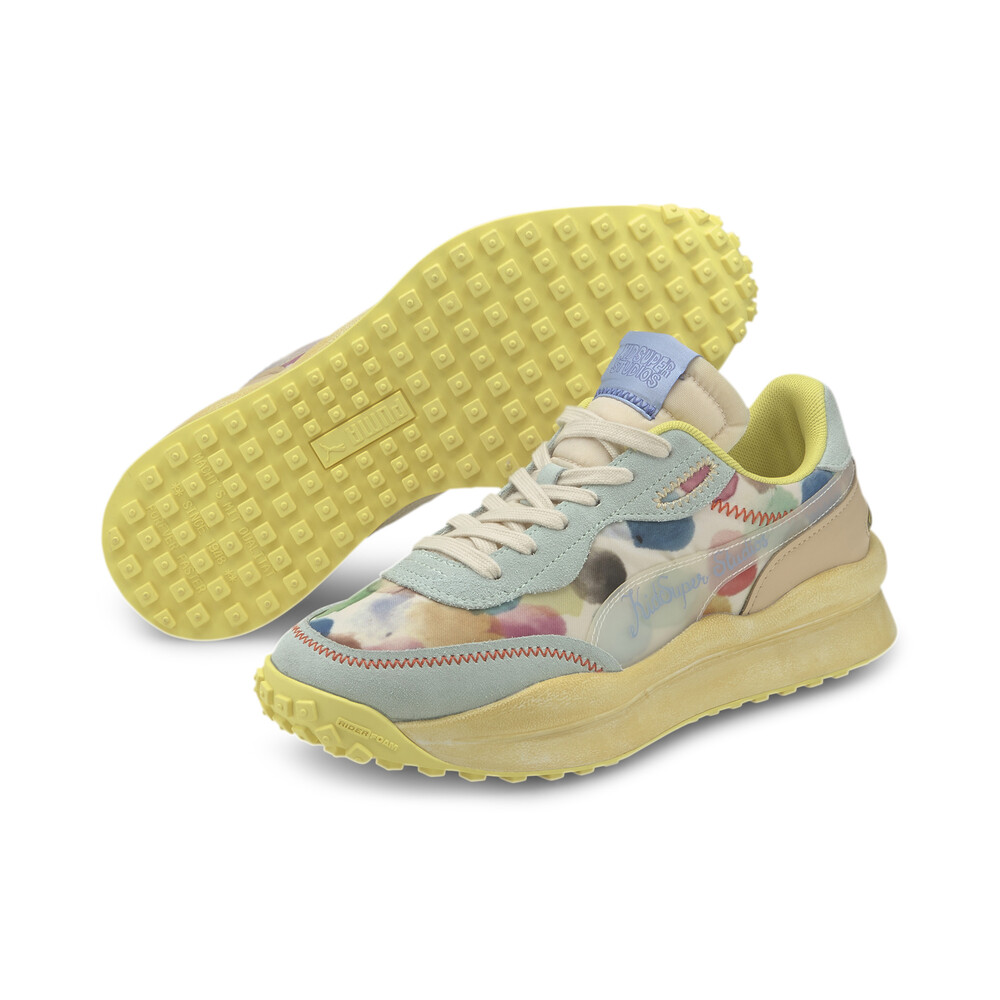 PUMA x KIDSUPER Style Rider Sneakers | White - PUMA