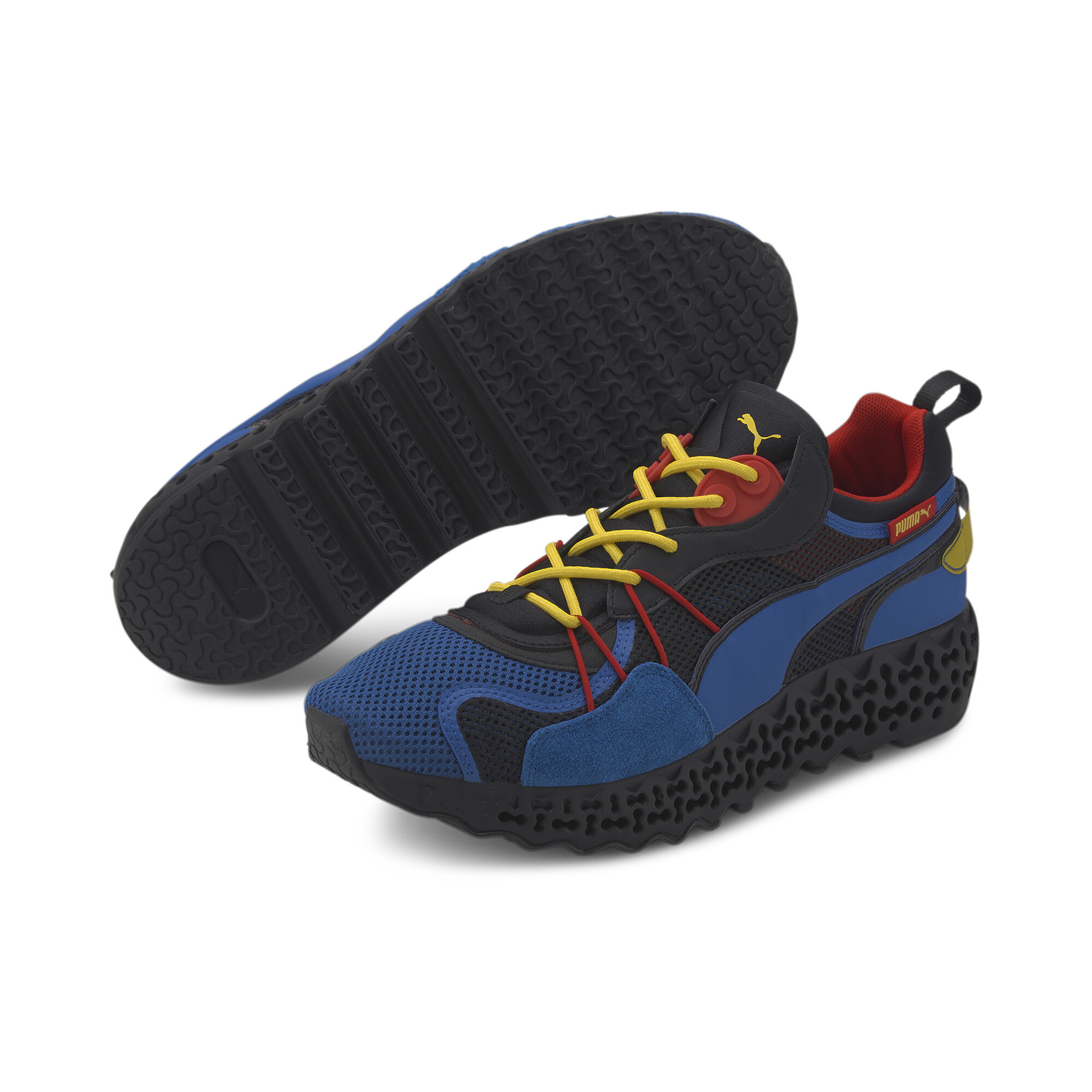 【プーマ公式通販】 プーマ カリブレート レストア スニーカー ウィメンズ Lapis Blue-Fizzy Yellow ｜PUMA.com