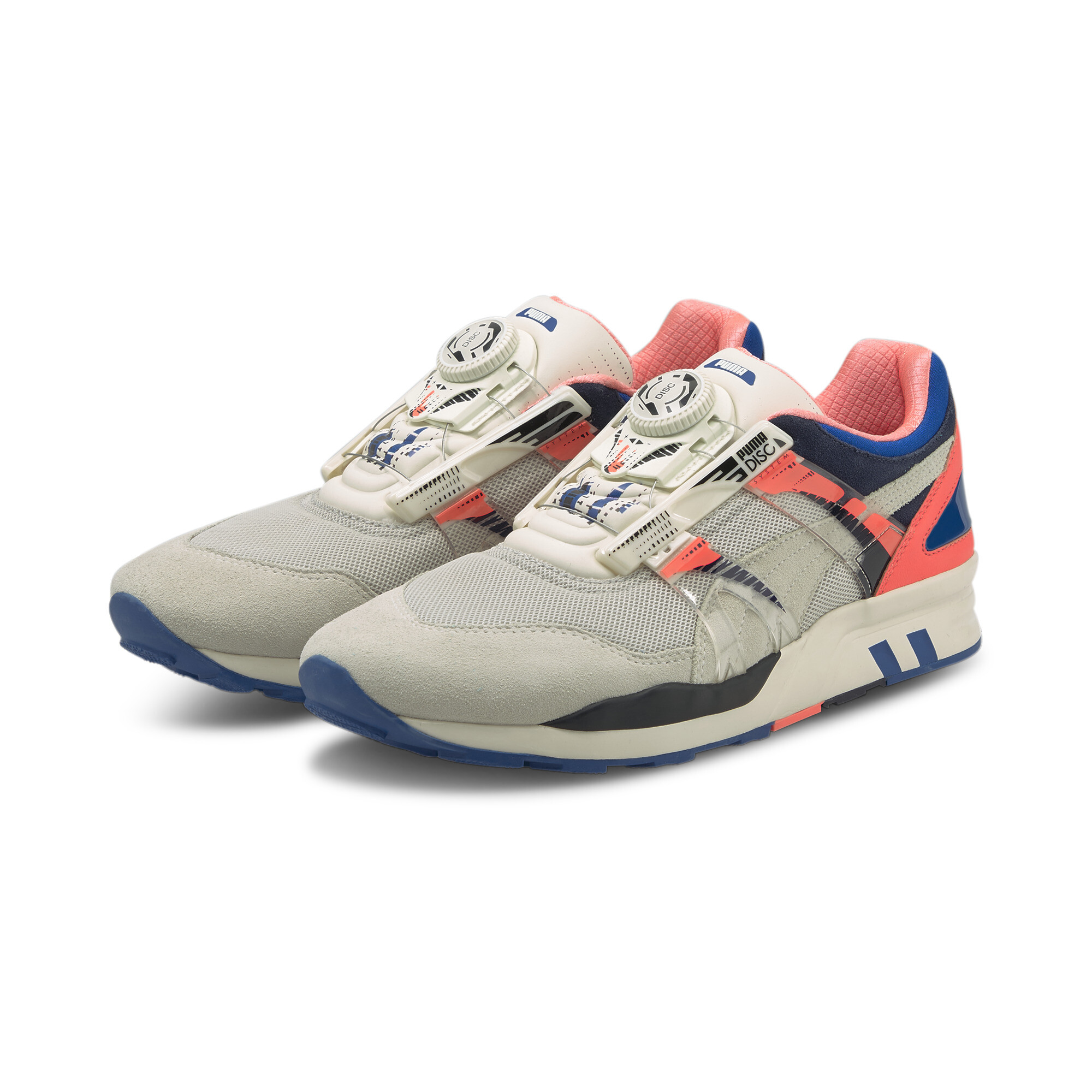 【プーマ公式通販】 プーマ ディスク XS 7000 ストーリー スニーカー メンズ Gray Violet-Nrgy Peach ｜PUMA.com