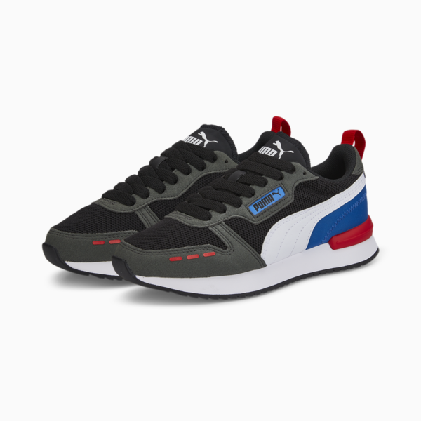 R78 Youth Trainers, Puma Black-Puma White-Dark Shadow, large-MEX