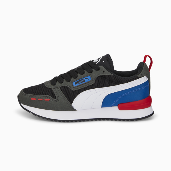 R78 Youth Trainers, Puma Black-Puma White-Dark Shadow, large-MEX