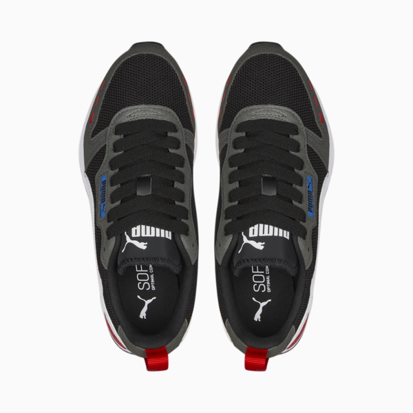 R78 Youth Trainers, Puma Black-Puma White-Dark Shadow, large-MEX