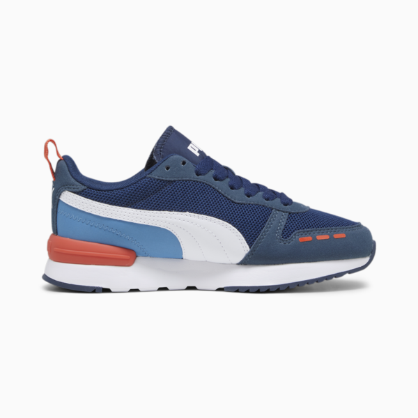 R78 Youth Trainers, Persian Blue-PUMA White-Inky Blue-Regal Blue, large-ZAF