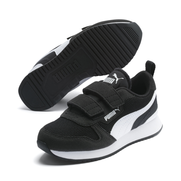 R78 Kids' Trainers, Puma Black-Puma White, large-ZAF