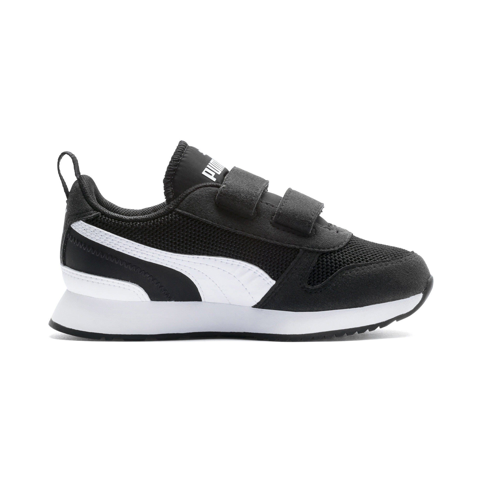 Puma R78 Kids' Trainers, Black, Size 31.5, Shoes