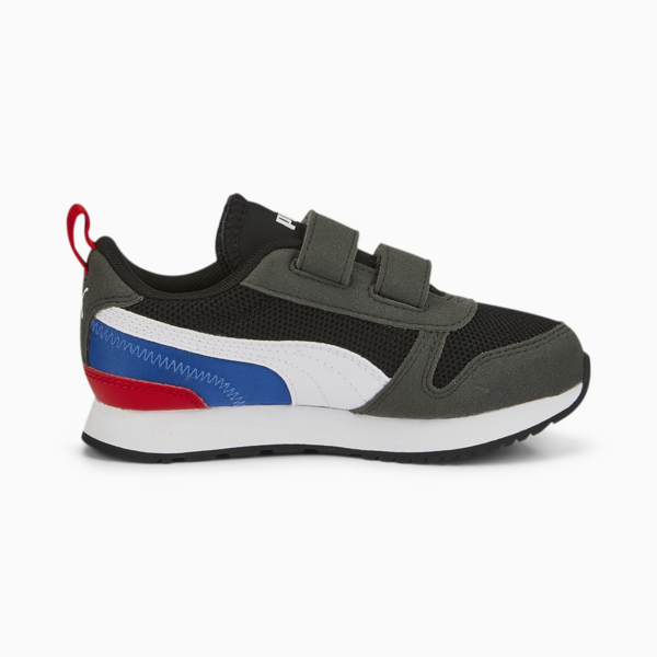 R78 Kids' Trainers, Puma Black-Puma White-Dark Shadow, large-MEX