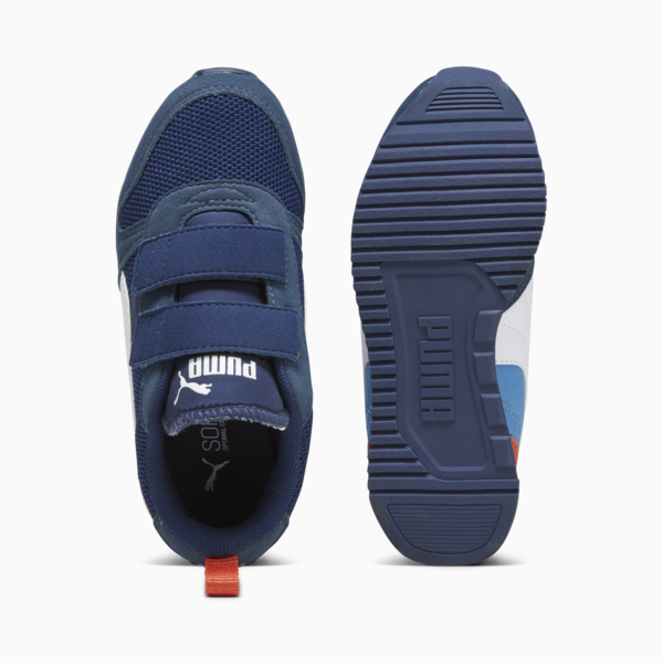 R78 Kids' Trainers, Persian Blue-PUMA White-Inky Blue-Regal Blue, large-ZAF