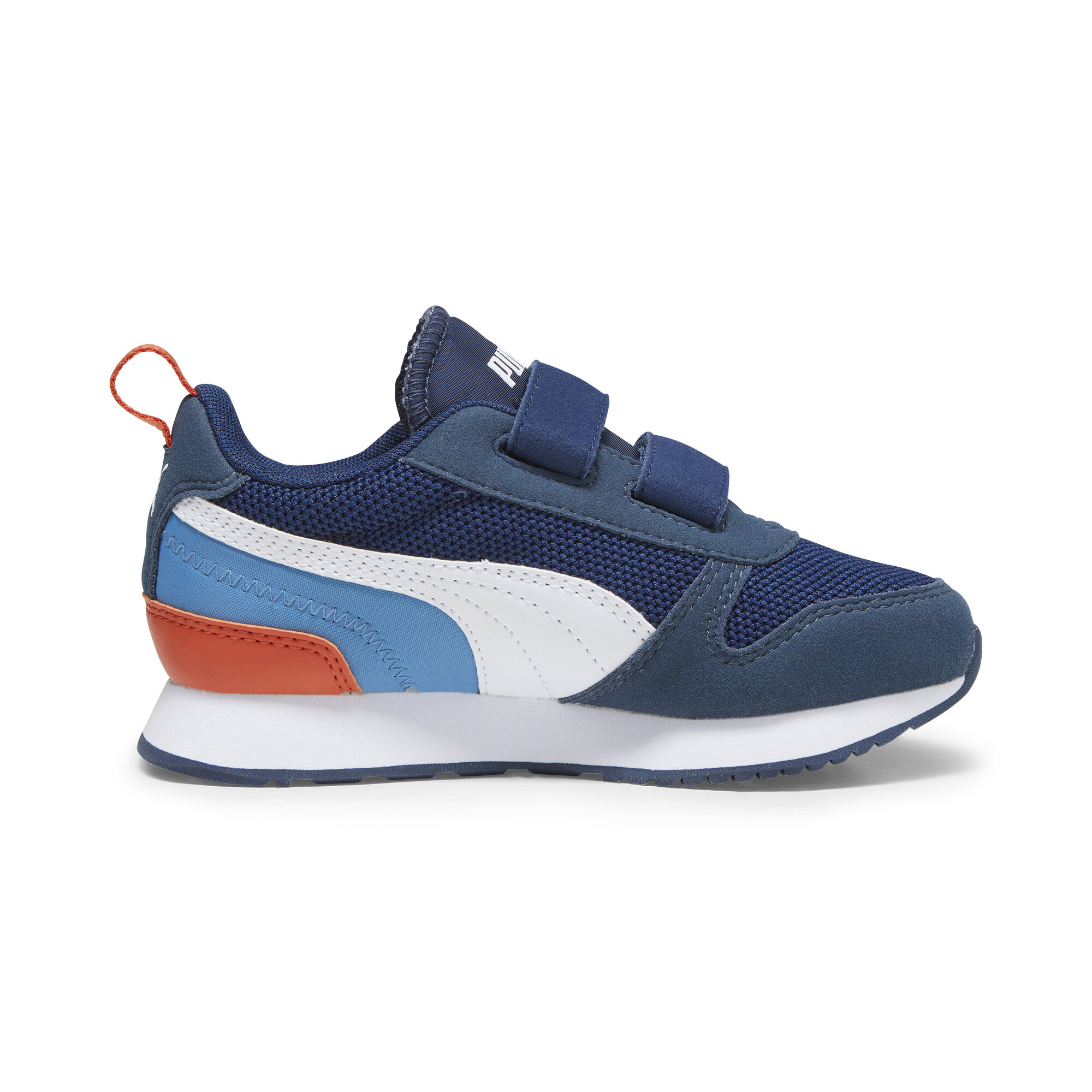 Puma R78 Kids' Trainers, Blue, Size 34.5, Shoes