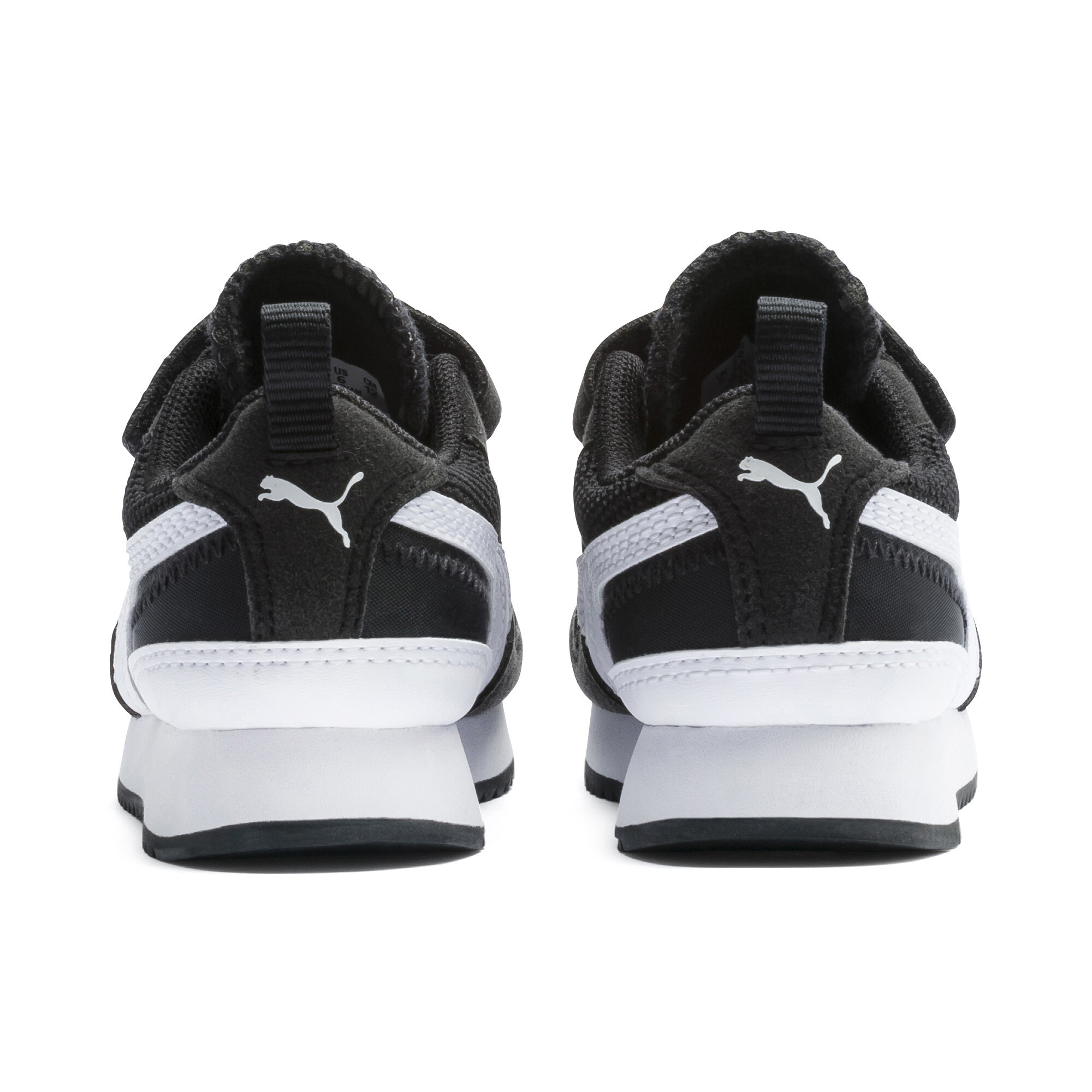 Puma R78 Babies' Trainers, Black, Size 24, Shoes