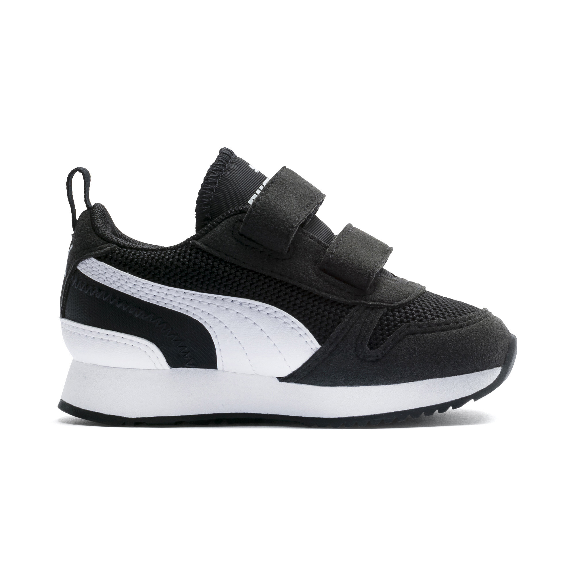 Puma R78 Babies' Trainers, Black, Size 24, Shoes