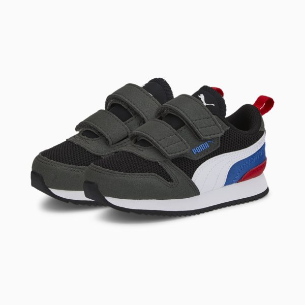R78 Babies' Trainers, Puma Black-Puma White-Dark Shadow, large-MEX