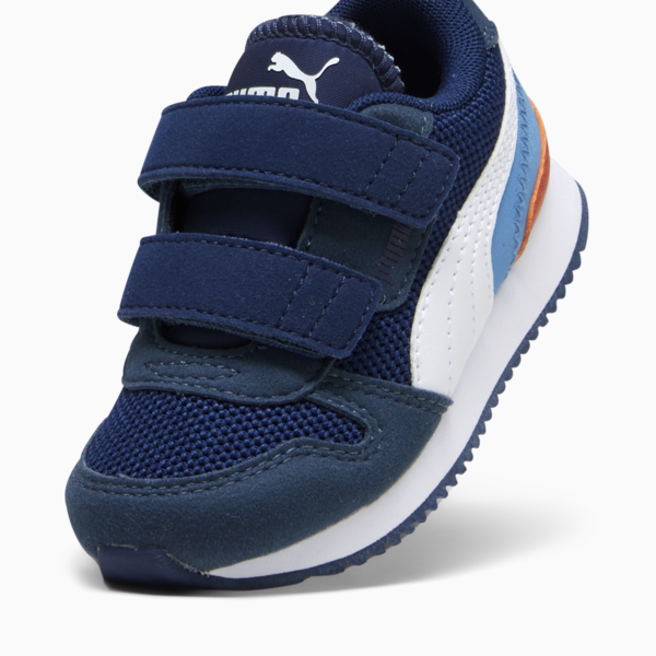 R78 Babies' Trainers, Persian Blue-PUMA White-Inky Blue-Regal Blue, large-ZAF