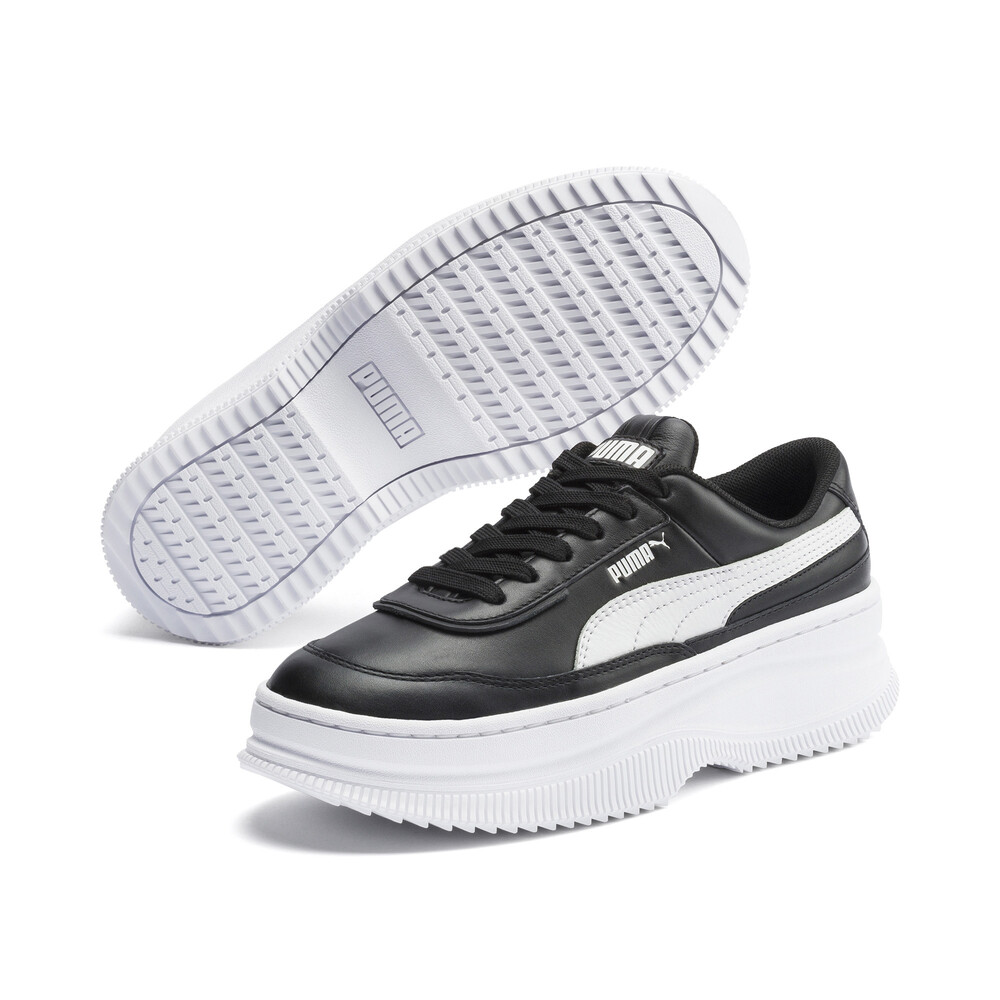 

PUMA - female - Кроссовки Deva Leather Women's Trainers – Puma Black-Puma White –, Черный