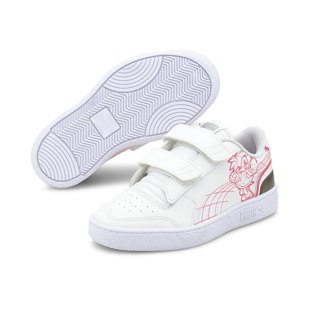 

PUMA - Детские кеды SEGA Ralph Sampson V PS – Puma White-Glowing Pink –, Белый