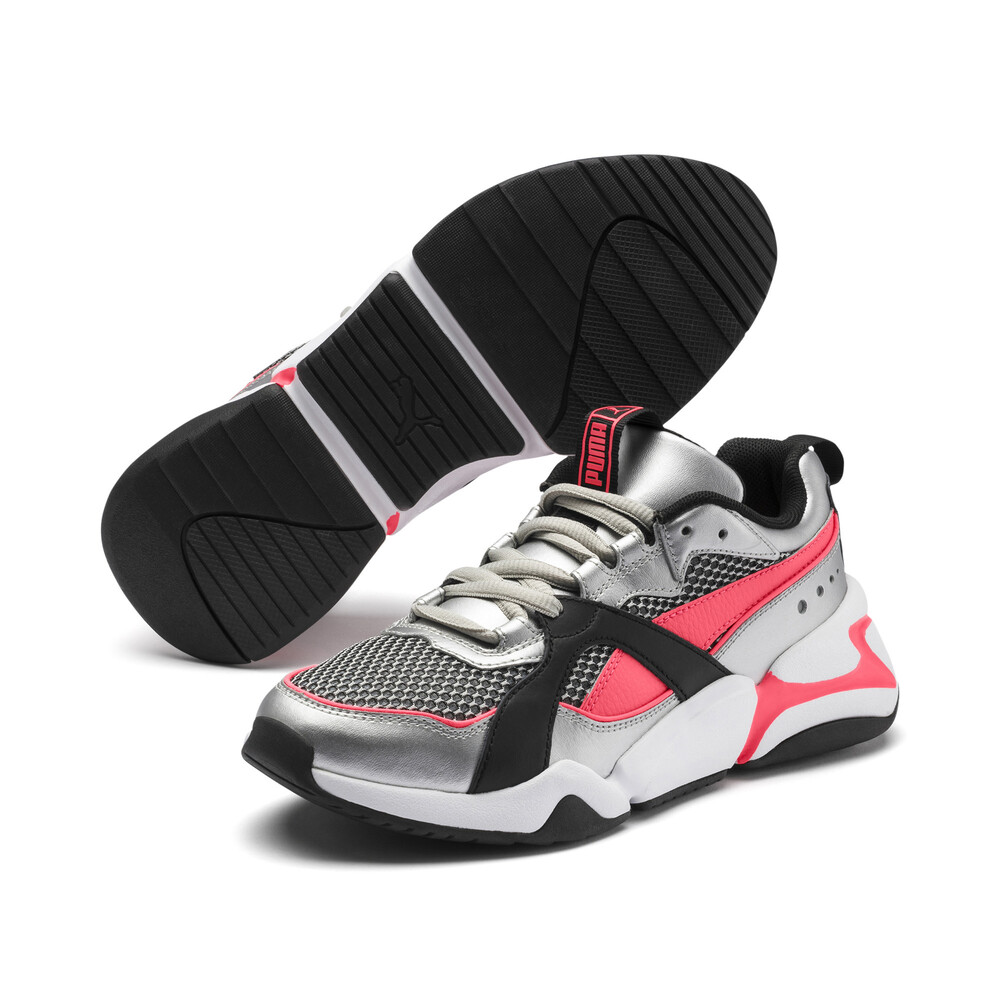 

PUMA - female - Кроссовки Nova 2 Funk Wn's – M Silver-Ignite Pink-Black –, Серебряный