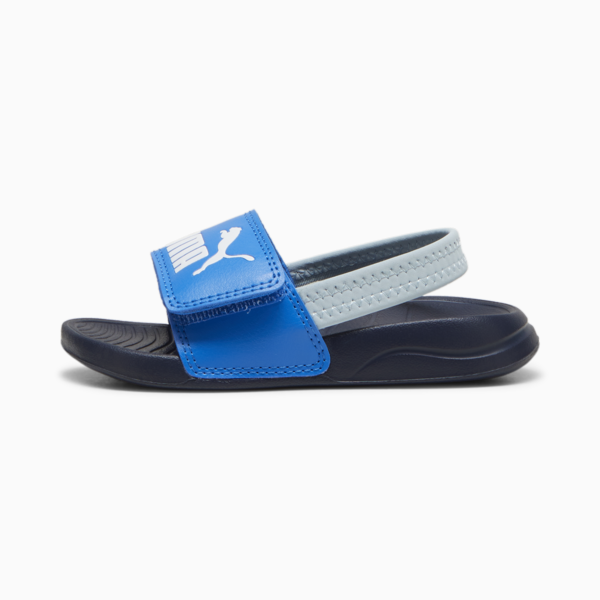 Sandalias con correa trasera Popcat 20 para bebé, Hyperlink Blue-PUMA White-Club Navy, large-MEX