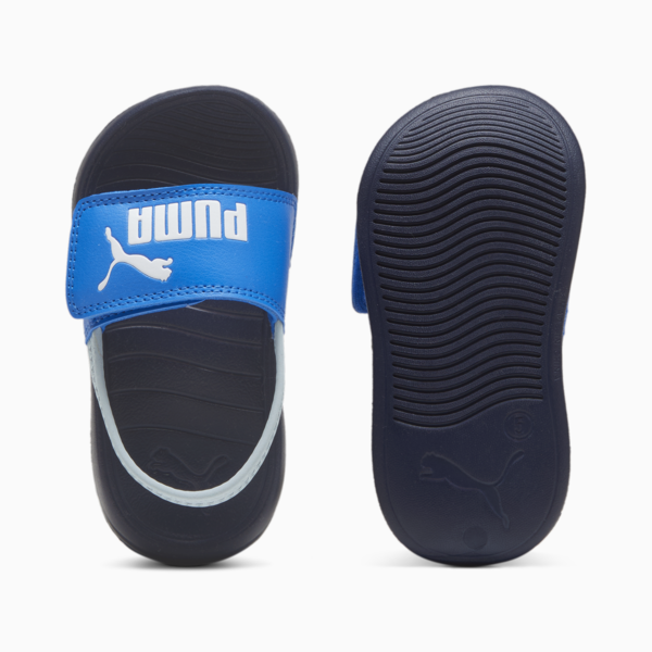 Sandalias con correa trasera Popcat 20 para bebé, Hyperlink Blue-PUMA White-Club Navy, large-MEX