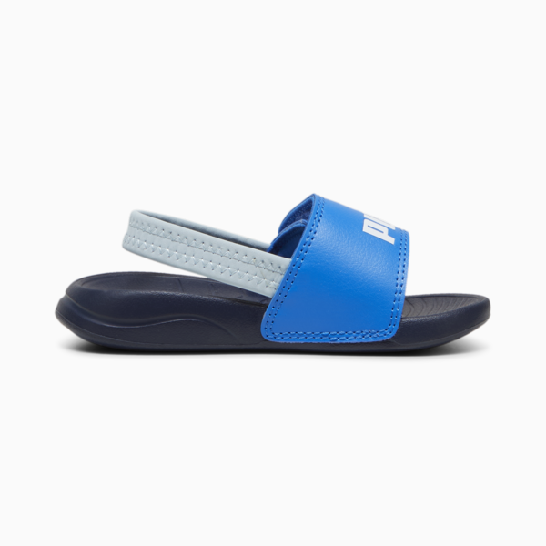 Sandalias con correa trasera Popcat 20 para bebé, Hyperlink Blue-PUMA White-Club Navy, large-MEX