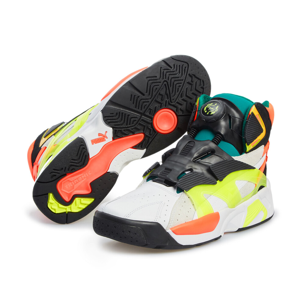 

PUMA - Кроссовки Disc System Weapon DiscStory Trainers – Puma White-Yellow Alert –, Белый