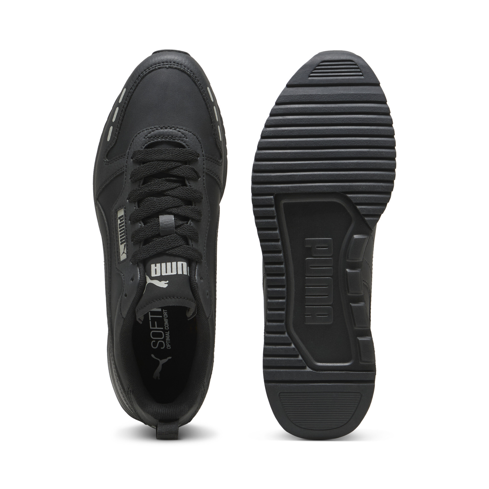 Puma R78 Trainers, Black, Size 46, Shoes