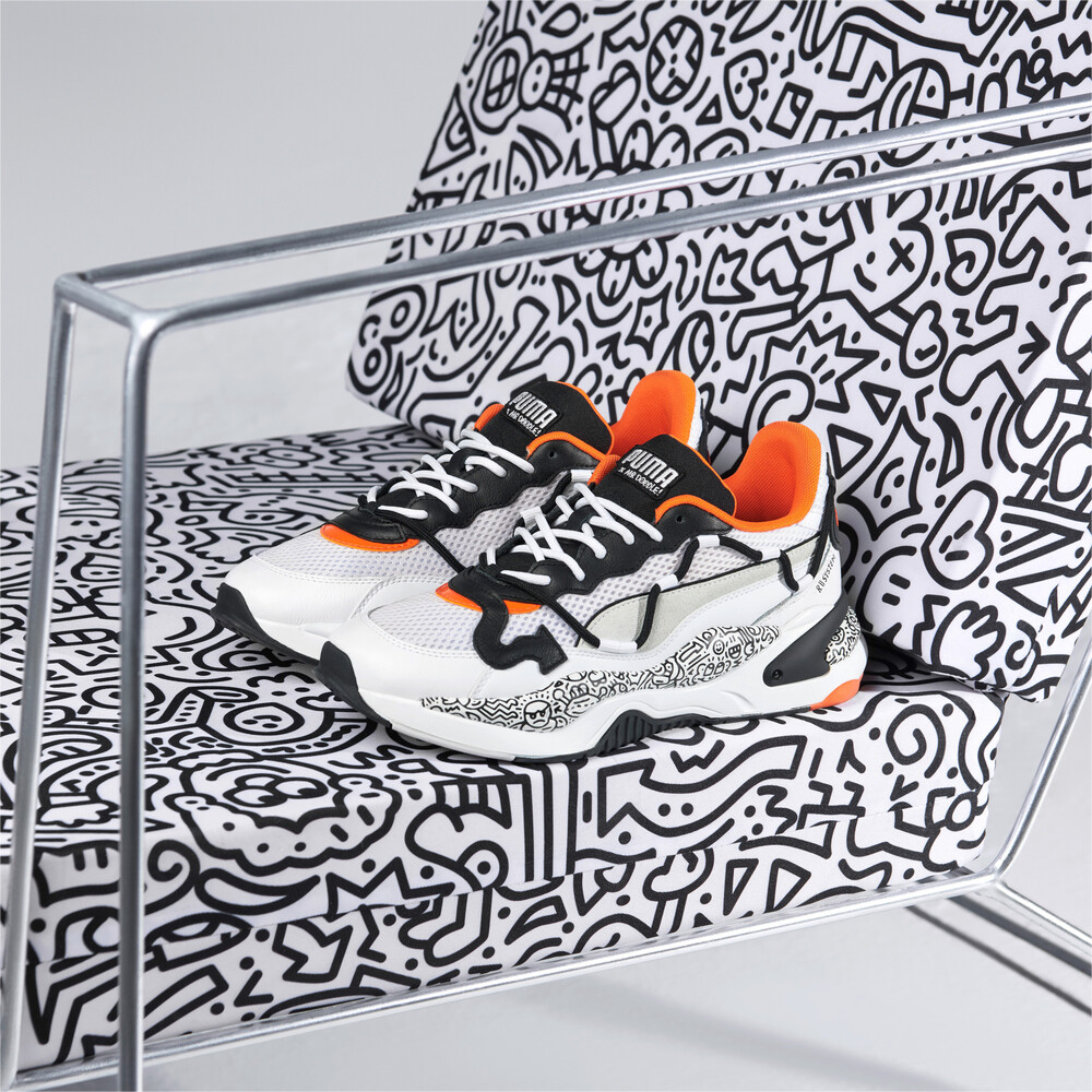 

PUMA - Кроссовки RS-2K MR DOODLE – Puma White-Black-Dragon Fire –, Белый