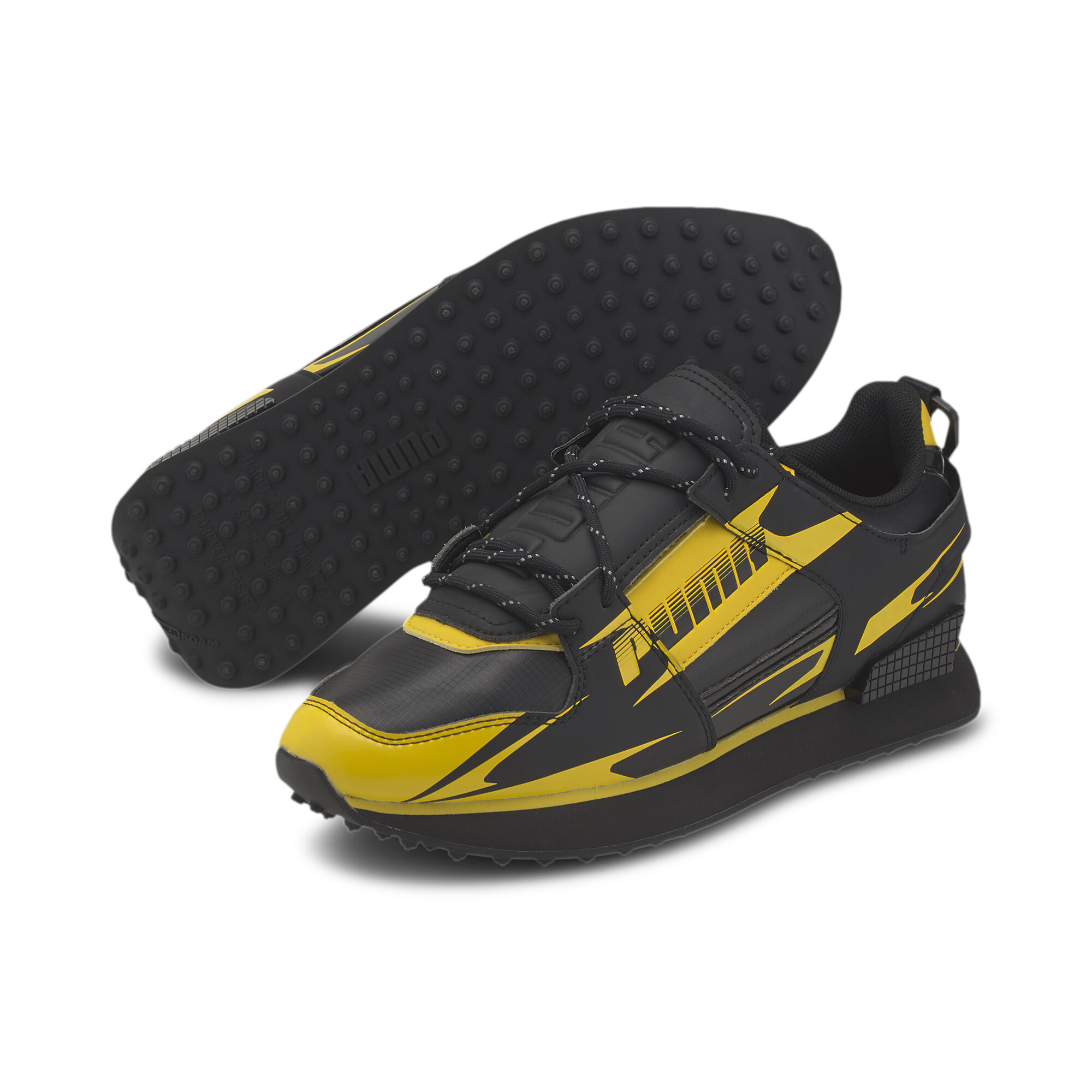 【プーマ公式通販】 プーマ PUMA x CENTRAL SAINT MARTINS マイル ライダー ウィメンズ スニーカー ウィメンズ Puma Black-Super Lemon ｜PUMA.com