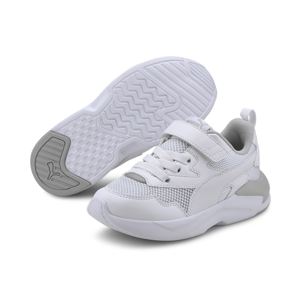 

PUMA - Детские кроссовки X-Ray Lite Kids' Trainers – Puma White-Puma White-Gray Violet-Puma Silver –, Белый