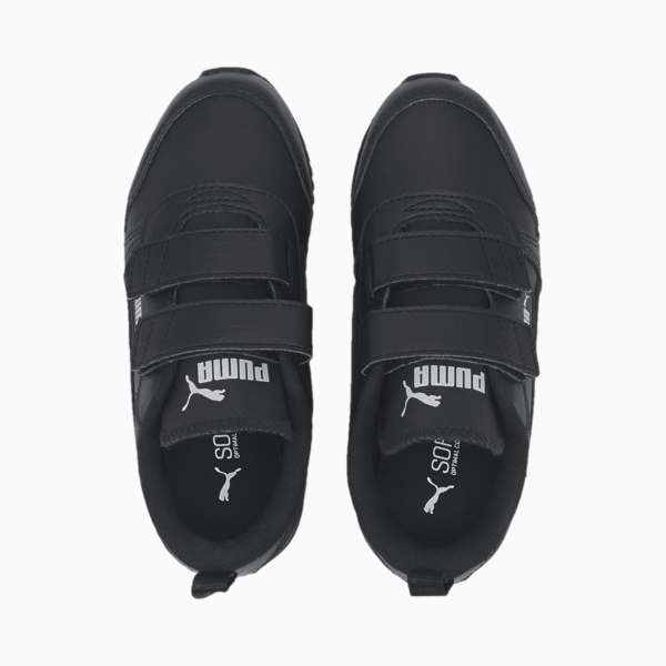 R78 Kids' Trainers, Puma Black-Puma Black-Gray Violet, large-ZAF