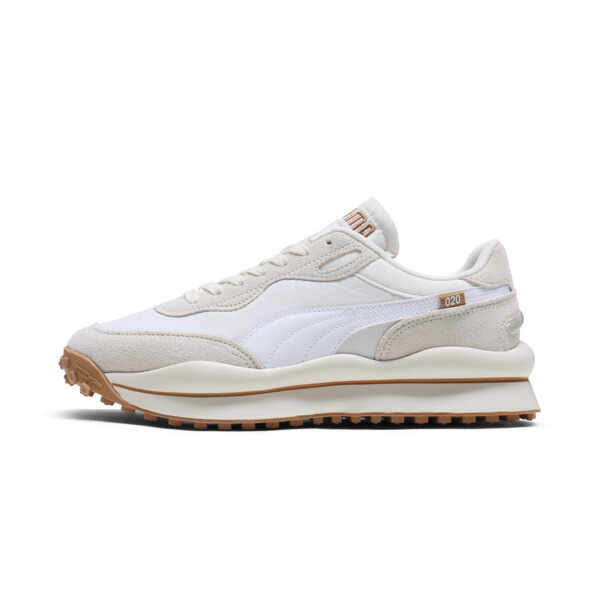 PUMA Style Rider Play On SD Trainers Shoes in Frosted Ivory/White - 374588_07