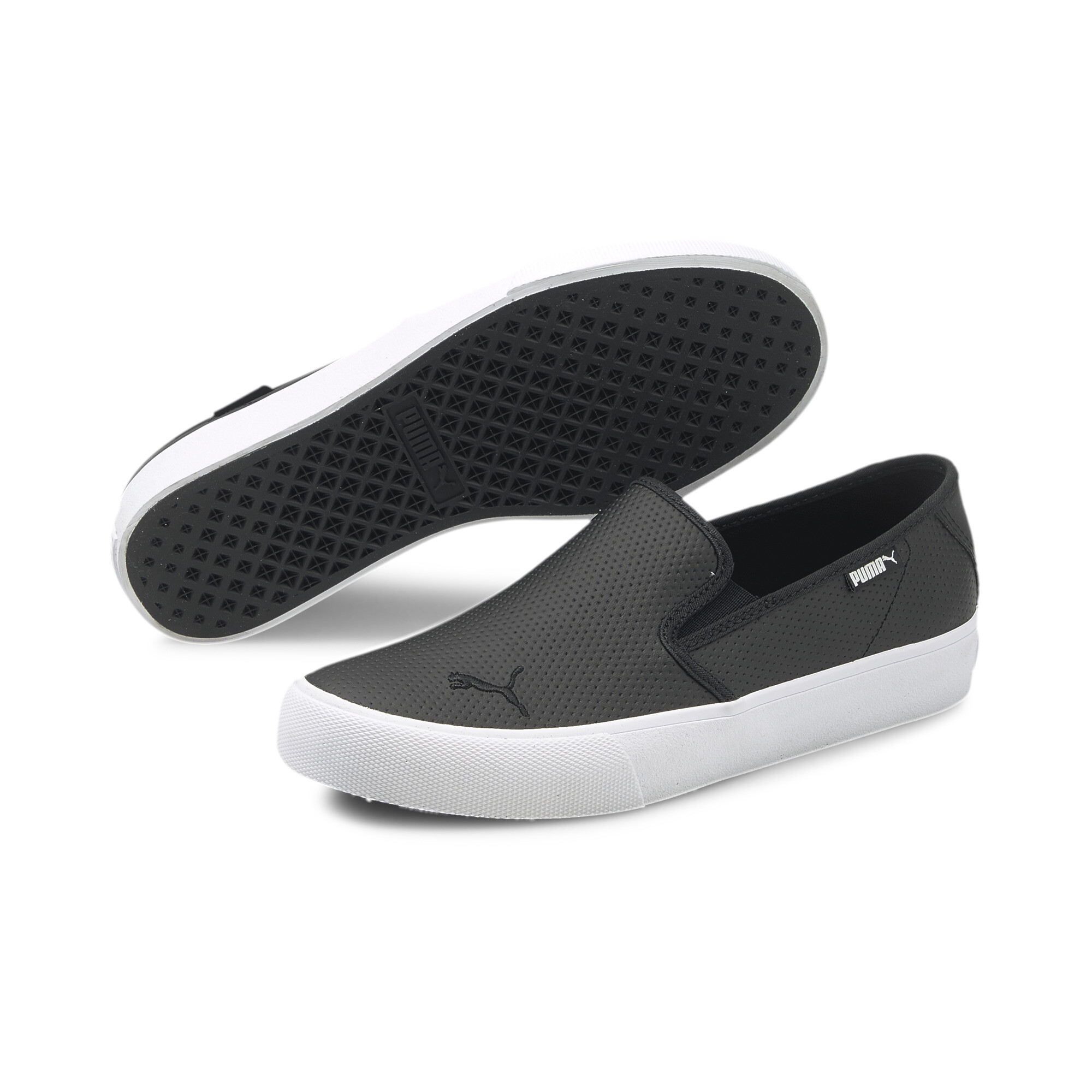 puma slip ons women green