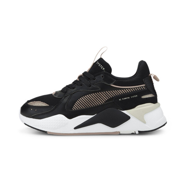 PUMA RS-X Mono Metal Women's Sneakers in Black/Rose Gold - 374669_01