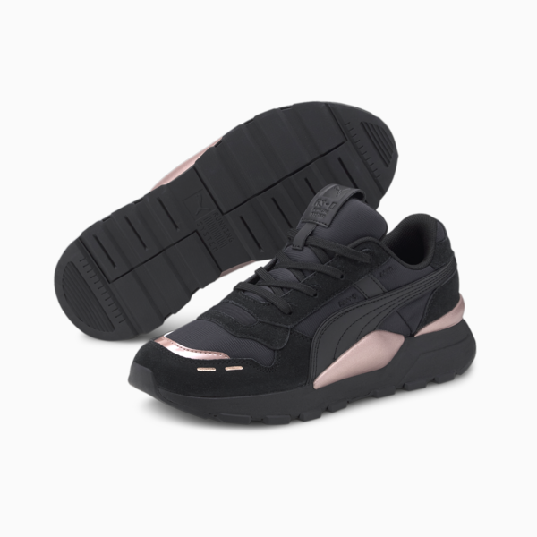 RS 2.0 Mono Metal Women's Sneakers, Puma Black-Rose Gold, large-ZAF