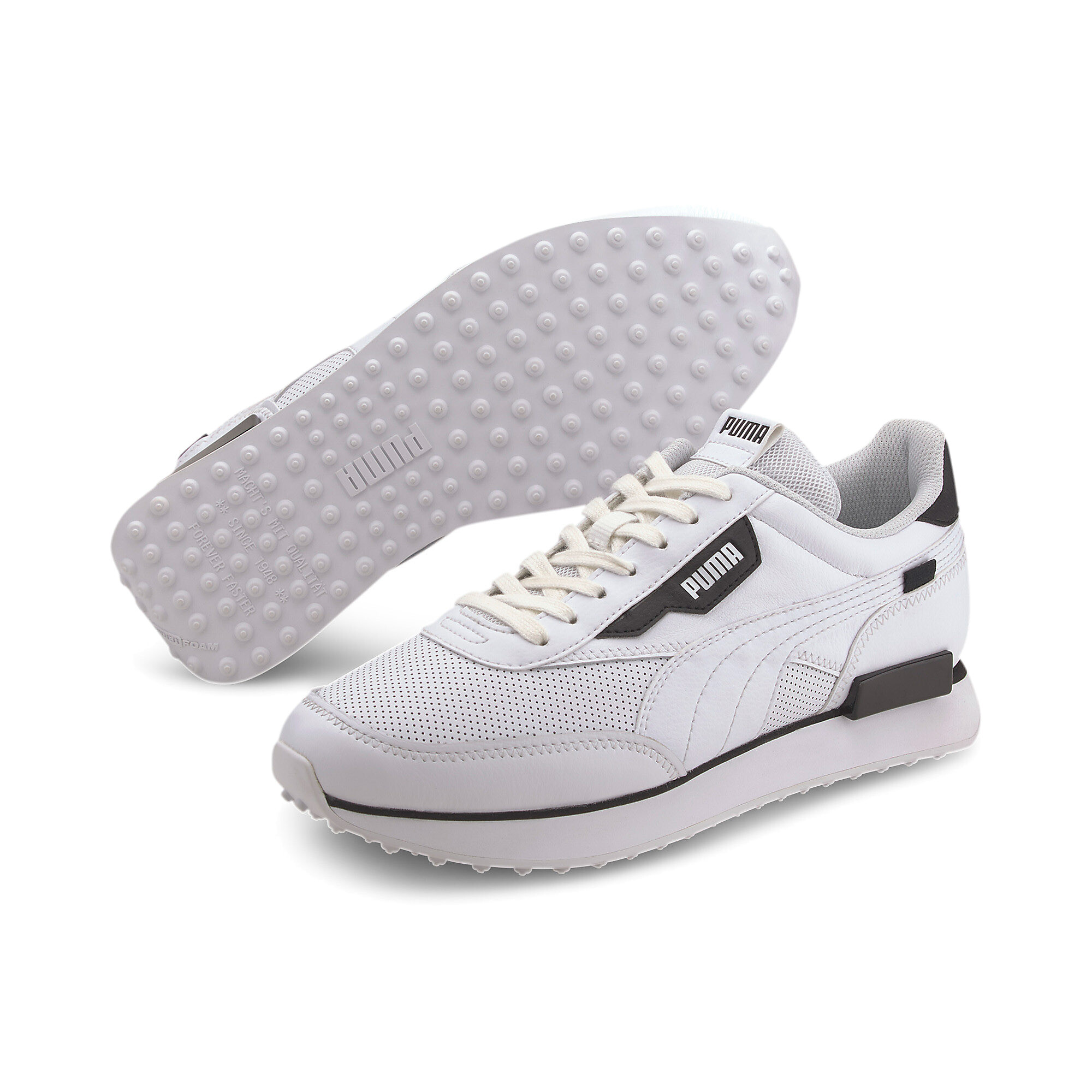 【プーマ公式通販】 プーマ フューチャー ライダー コントラスト ユニセックス スニーカー ユニセックス Puma White-Puma Black ｜PUMA.com