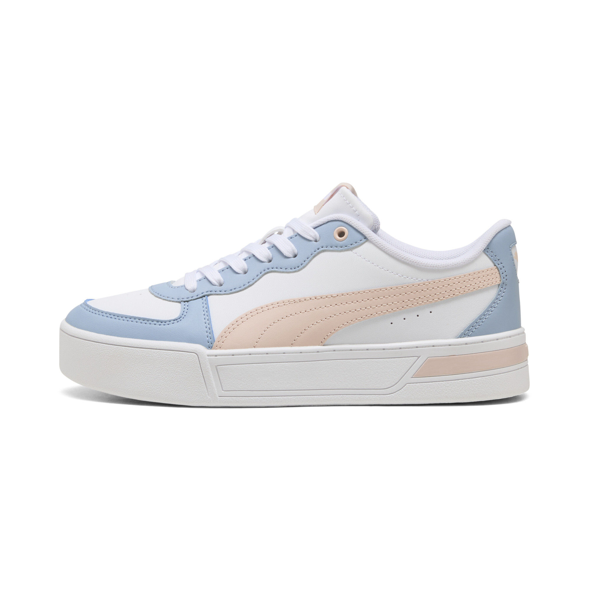 Puma Skye Sneakers Damen Schuhe | White/Island Pink/Blue Wash | Größe: 42