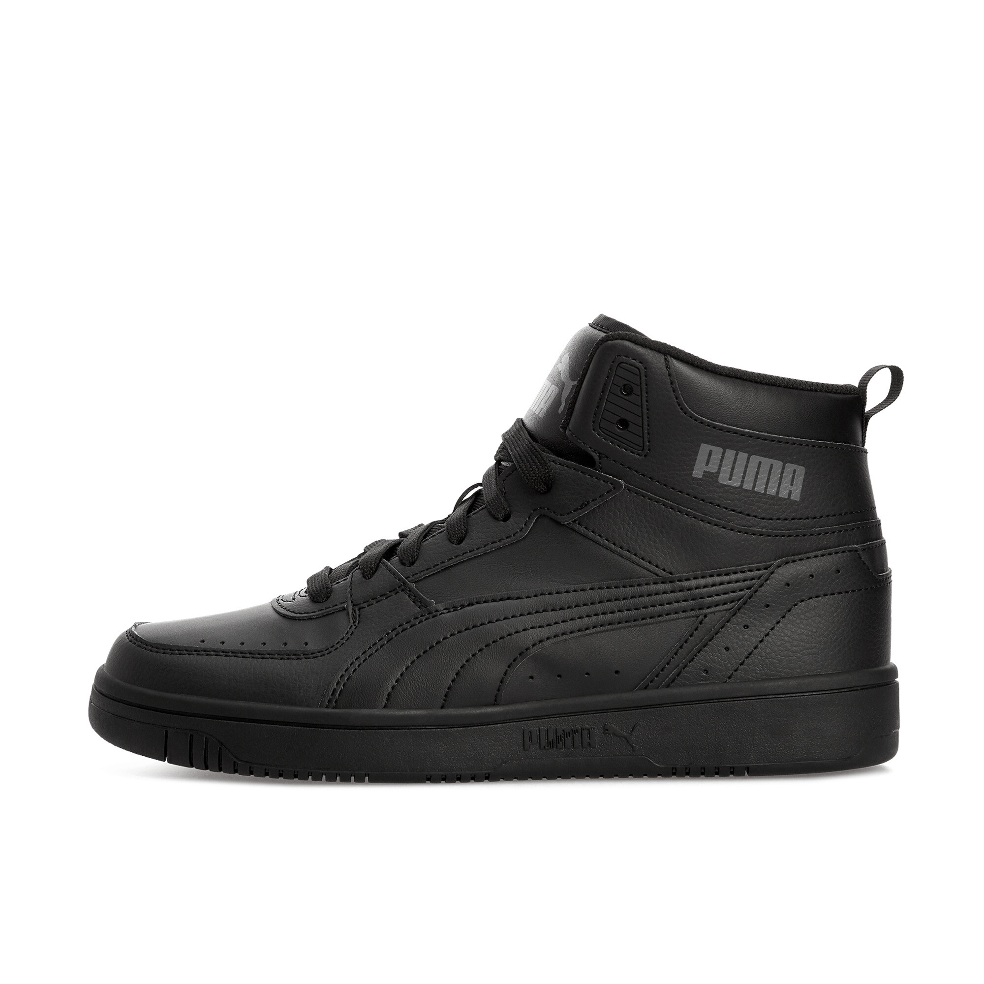 Puma black shoes shop mens jefferson grand wholecut