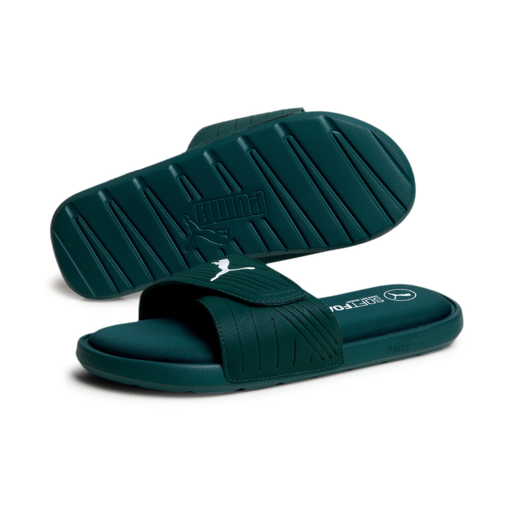 chinelo puma verde