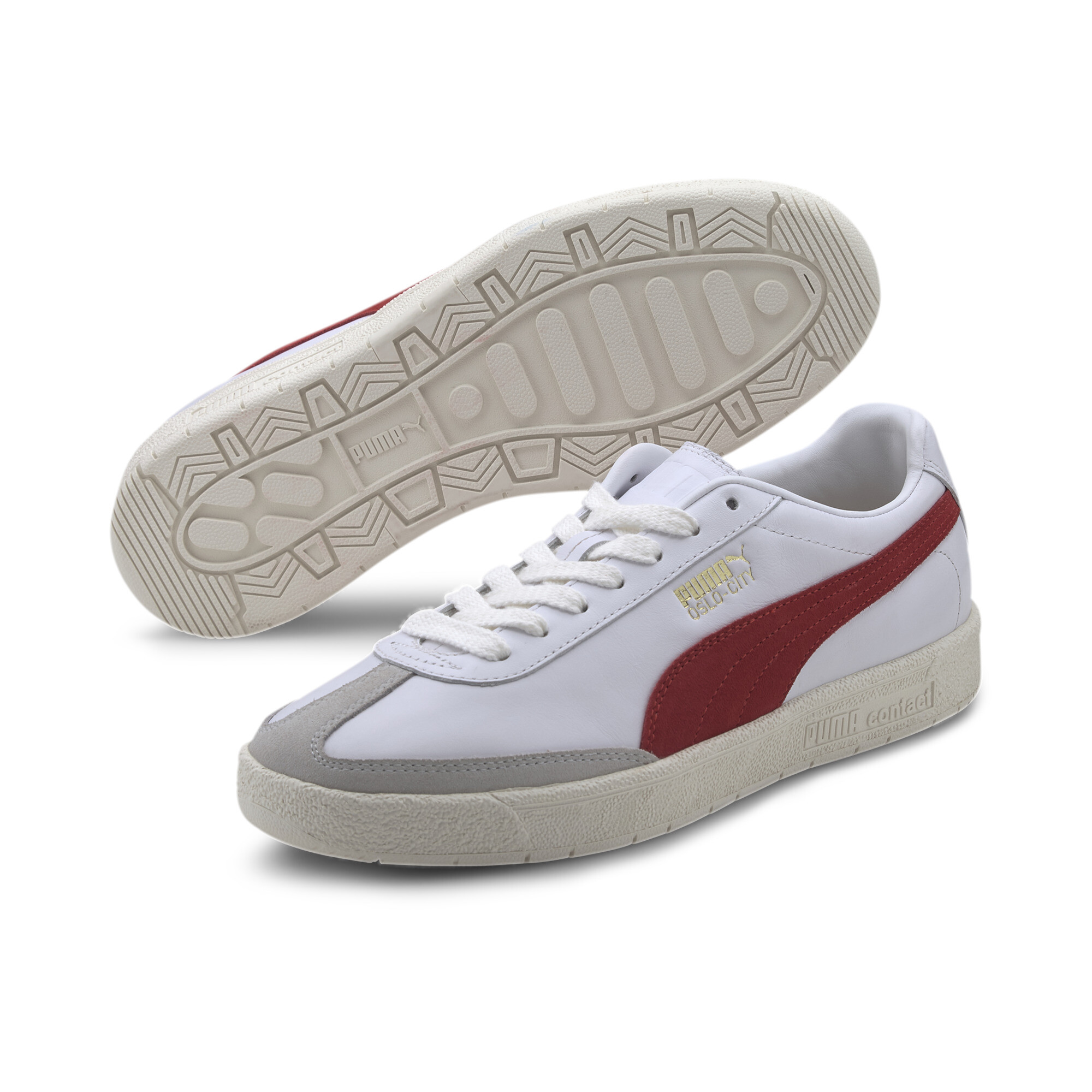 【プーマ公式通販】 プーマ オスロ シティ PRM スニーカー ユニセックス White-Whisper White-Gray ｜PUMA.com