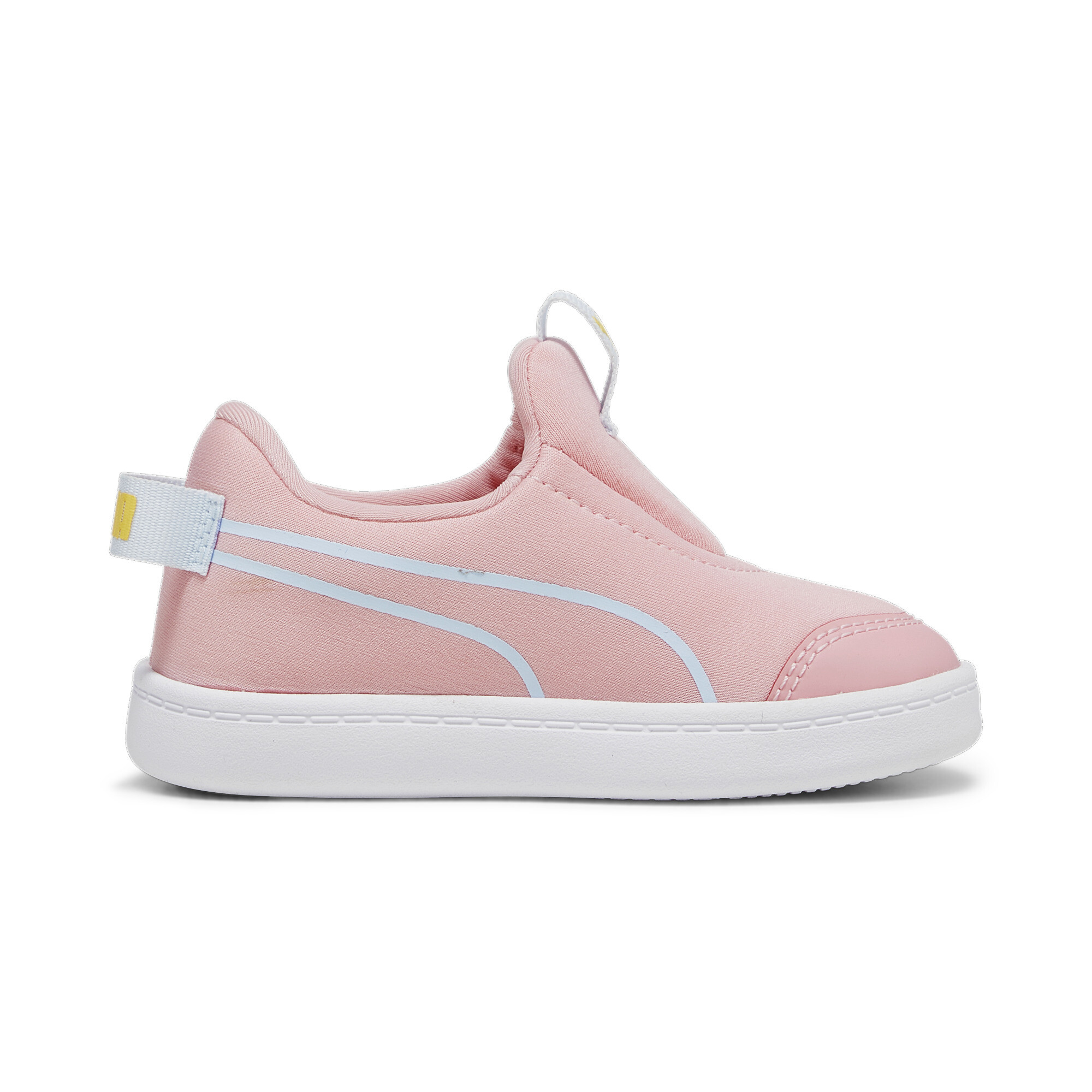 PUMA Courtflex V2 Slip-On Babies' Trainers In Pink, Size EU 23