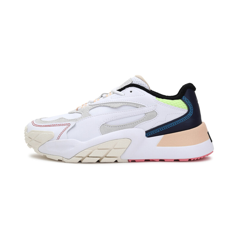 

Women's PUMA Hedra Fantasy Sneakers, White/purple