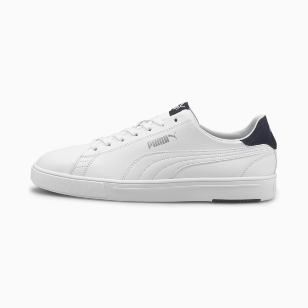 Serve Pro Lite Trainers, Puma White-Puma White-Peacoat, large-ZAF
