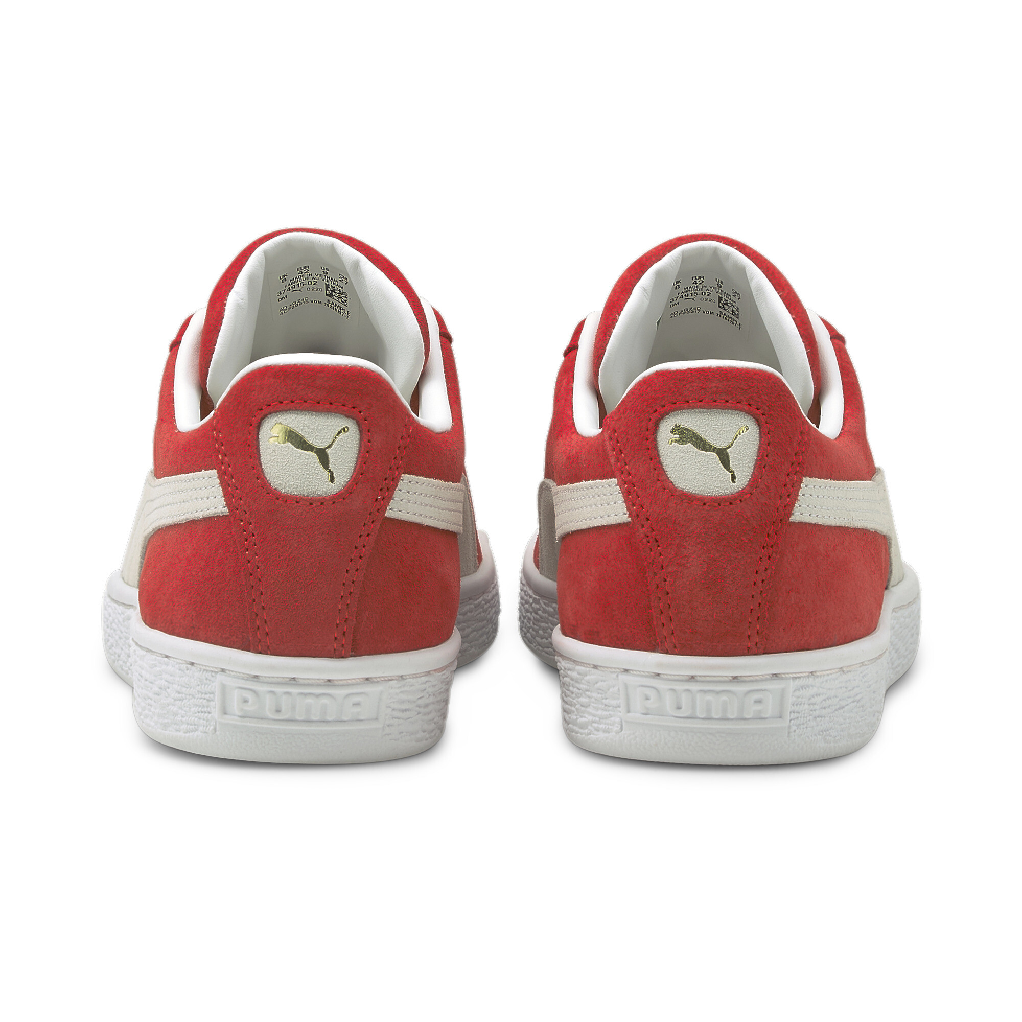 Kids' PUMA Suede Classic XXI Trainers In Red, Size EU 48.5