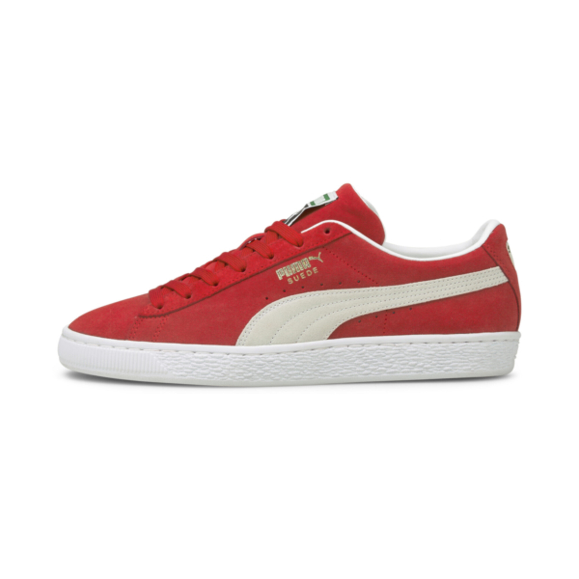 Kids' PUMA Suede Classic XXI Trainers In Red, Size EU 38.5