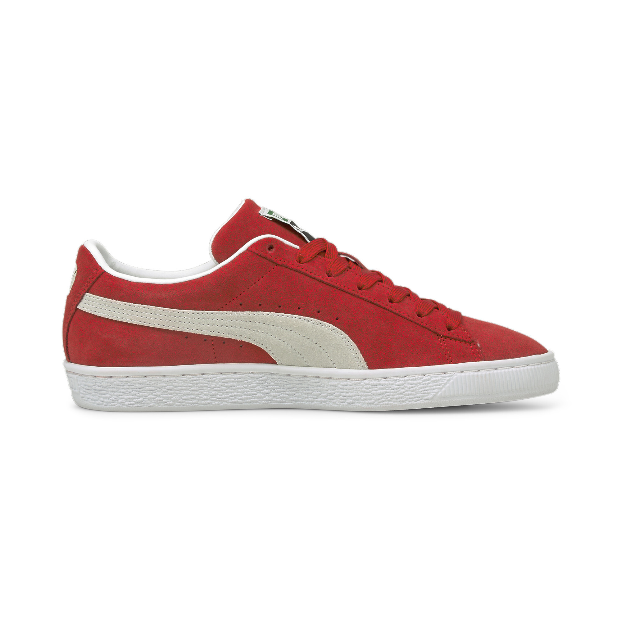 Kids' PUMA Suede Classic XXI Trainers In Red, Size EU 48.5