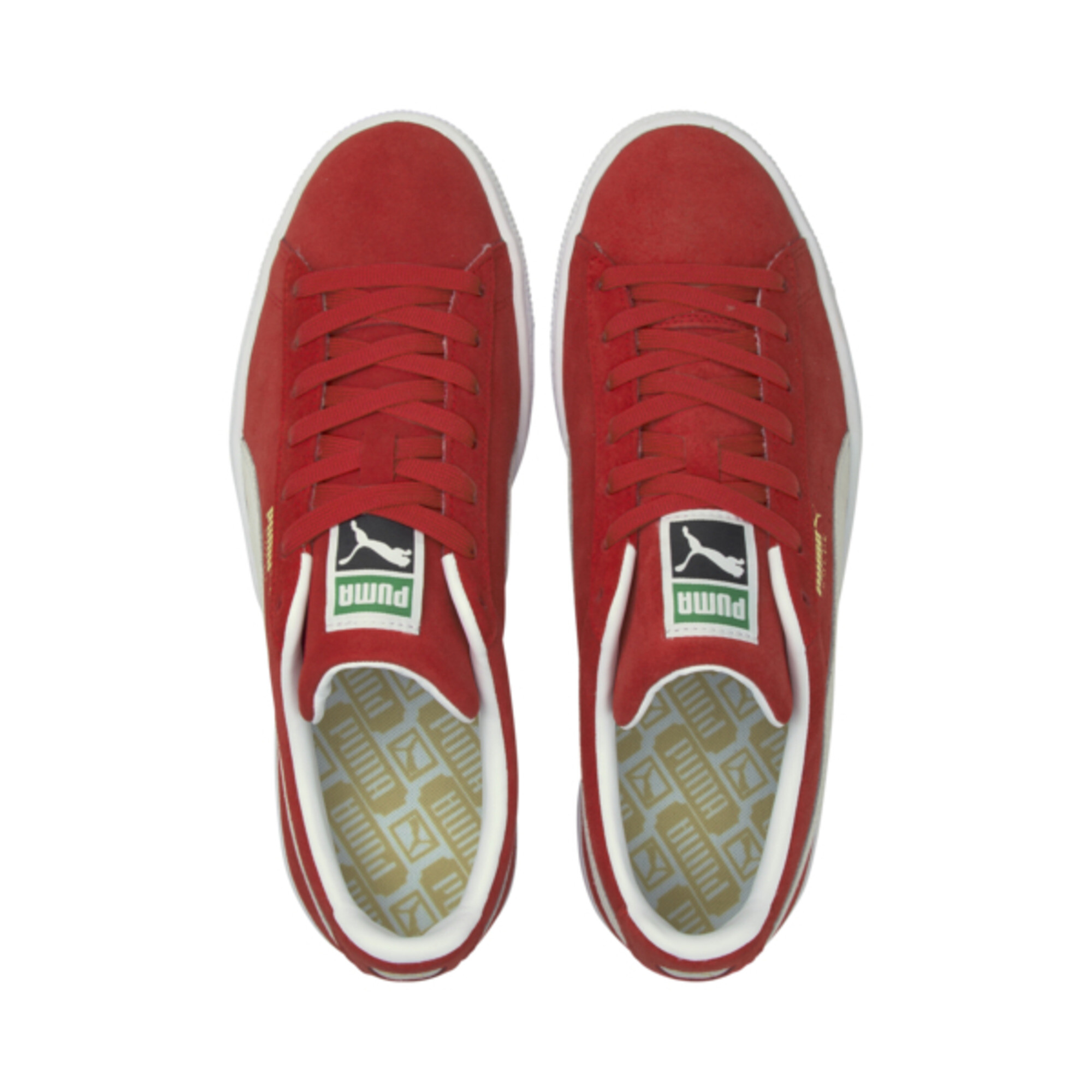 Kids' PUMA Suede Classic XXI Trainers In Red, Size EU 38.5