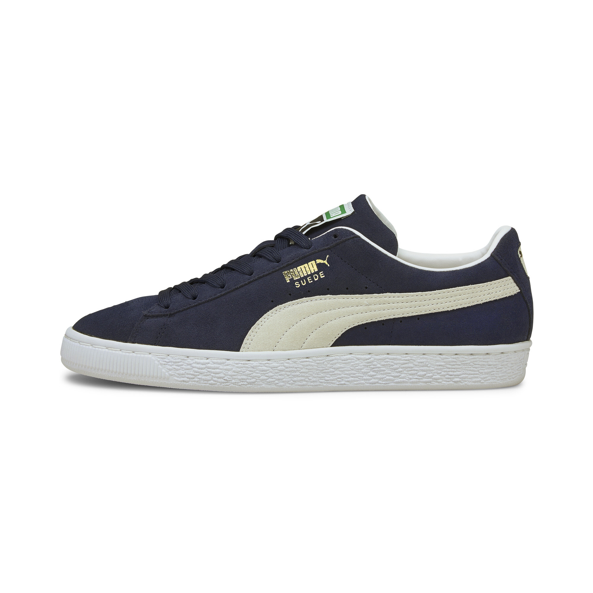 Puma suede sales gray white